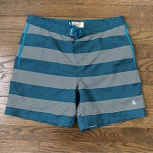 Original Penguin Striped Swim Trunks